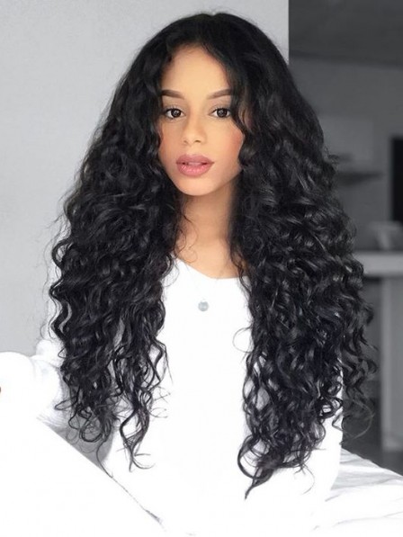 Long And Curly Black Hairstyles