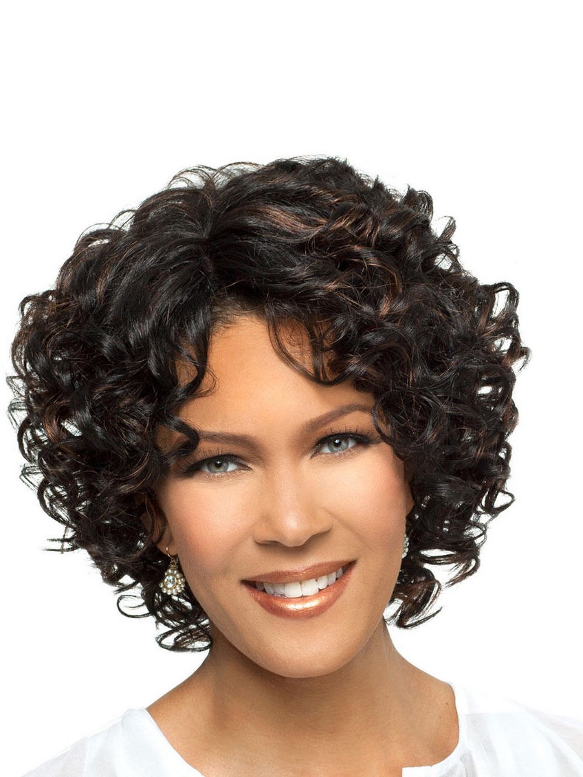 Deep Wavy Short Lace Front Synthetic Wigs