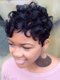 short afro american wigs